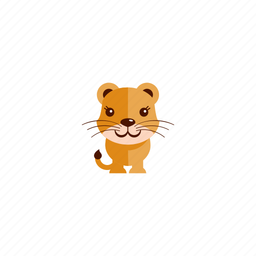Lion, animal, cute icon - Download on Iconfinder