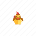 chicken, hen, cute, animal