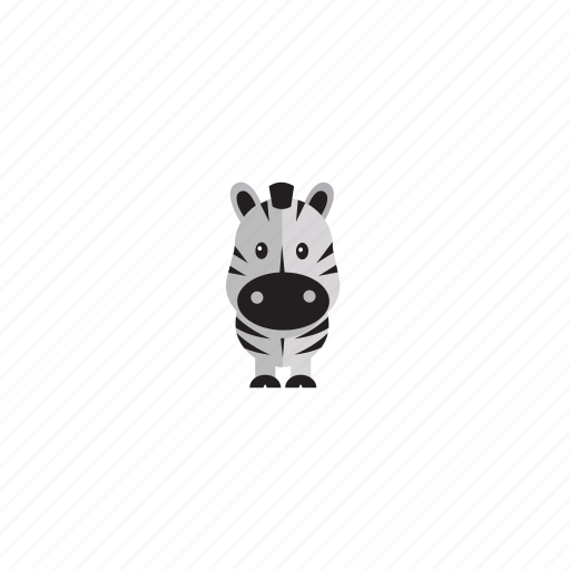 Zebra, animal, cute icon - Download on Iconfinder