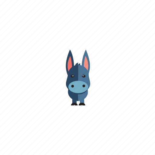 Donkey, cute, animal icon - Download on Iconfinder