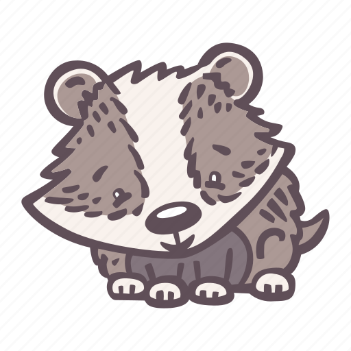 Badger, animal, wild, wildlife icon - Download on Iconfinder