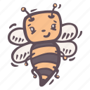 bee, insect, honey, bug, apiary