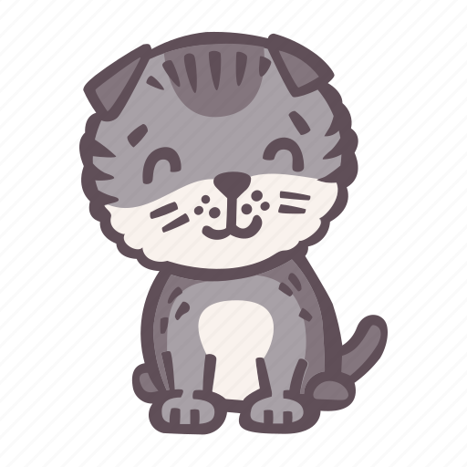 Cat, scottish, fold, animal, pet, feline, kitty icon - Download on Iconfinder