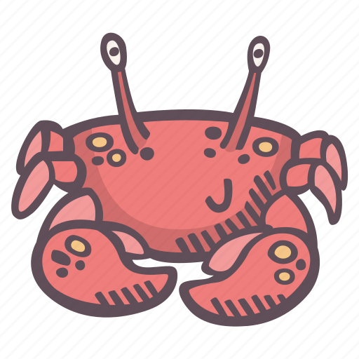 Crab, animal, sea, beach, crustacean, shell icon - Download on Iconfinder