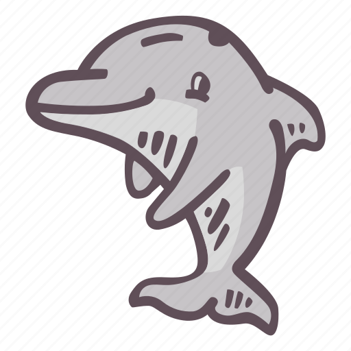 Dolphin, sea, animal, ocean icon - Download on Iconfinder