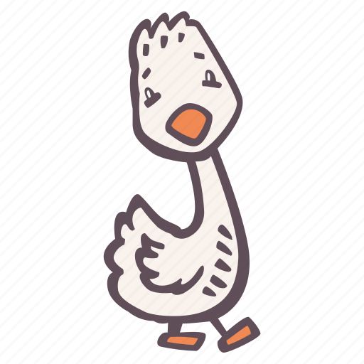 Goose, animal, bird, farm icon - Download on Iconfinder