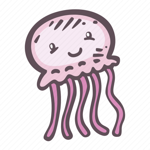 Jellyfish, animal, sea, ocean, medusa icon - Download on Iconfinder
