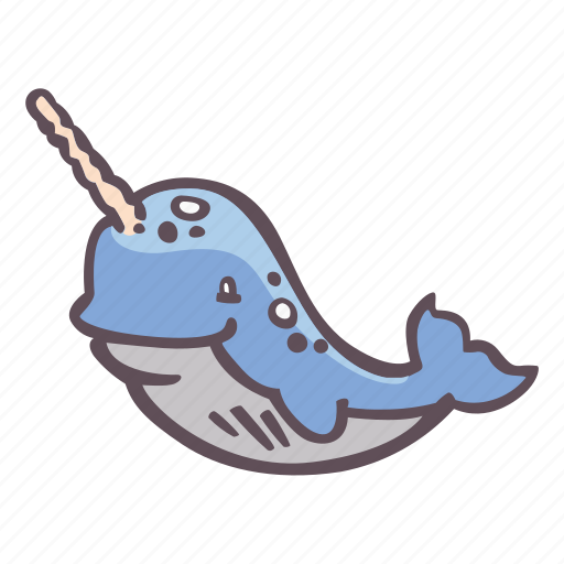 Narwhal, animal, sea, aquatic, horn icon - Download on Iconfinder