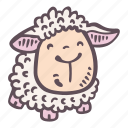 sheep, animal, lamb, farm, wool