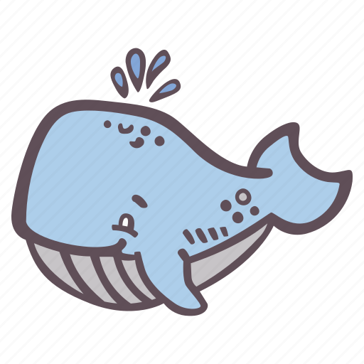 Whale, fish, sea, ocean, animal icon - Download on Iconfinder
