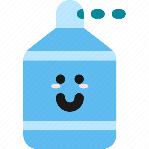 Spray, character, cute, soap, antiseptic, sanitizer, disinfectant icon - Download on Iconfinder