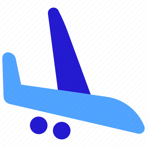 Aircraft, airport, arrival, flight, landing icon - Download on Iconfinder