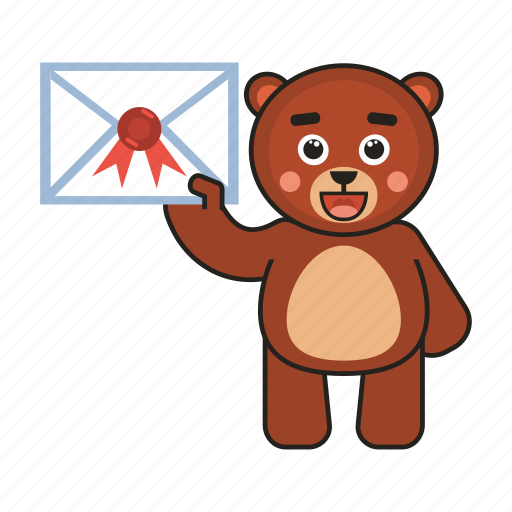 Bear, teddy, letter icon - Download on Iconfinder