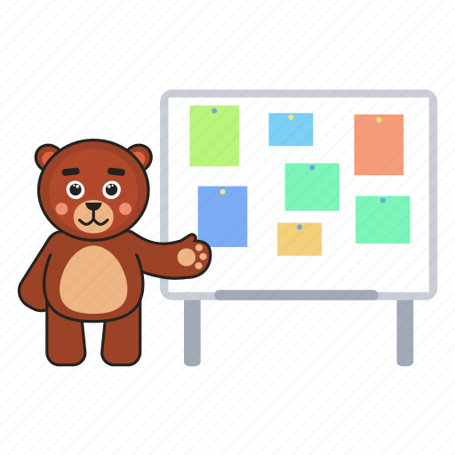 Bear, teddy, whiteboard icon - Download on Iconfinder