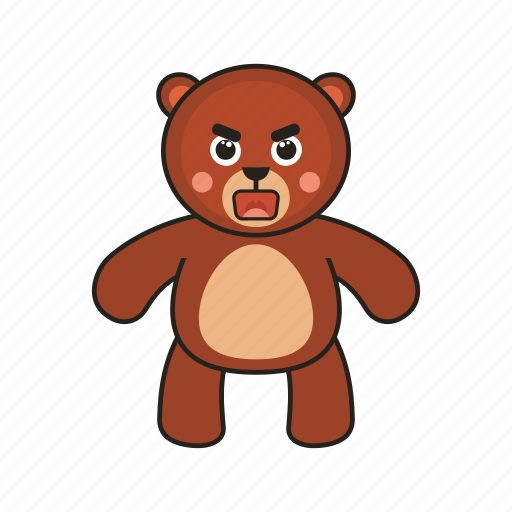 Bear, animal, angry icon - Download on Iconfinder