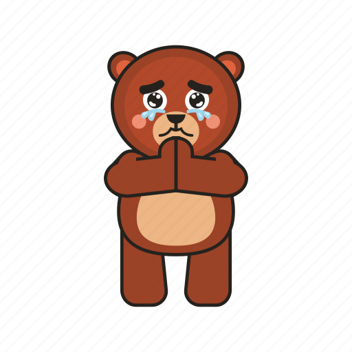 Bear, teddy, begging icon - Download on Iconfinder