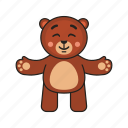 bear, teddy, greeting
