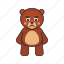 bear, teddy, sad 