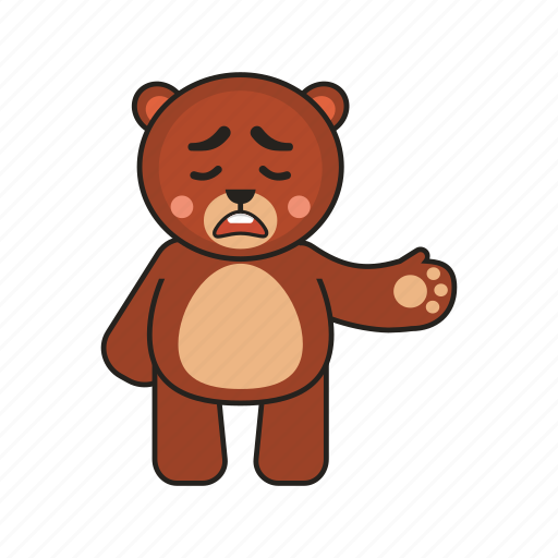 Bear, teddy, sigh icon - Download on Iconfinder
