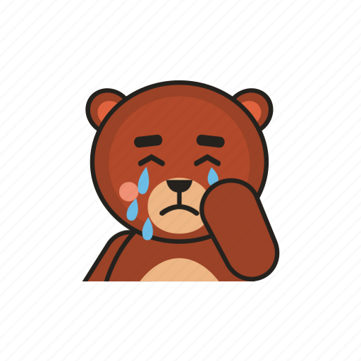 Bear, emotion, avatar, cry icon - Download on Iconfinder