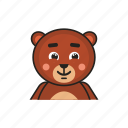 bear, emotion, avatar, cute
