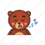 bear, emotion, avatar, sleep 