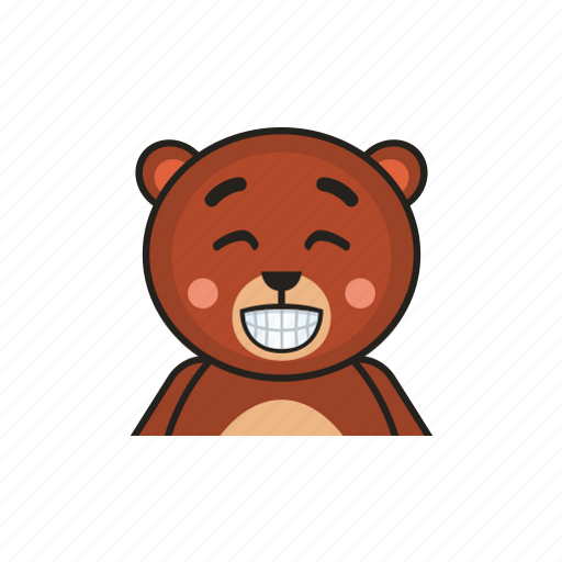 Bear, emotion, avatar, smile icon - Download on Iconfinder