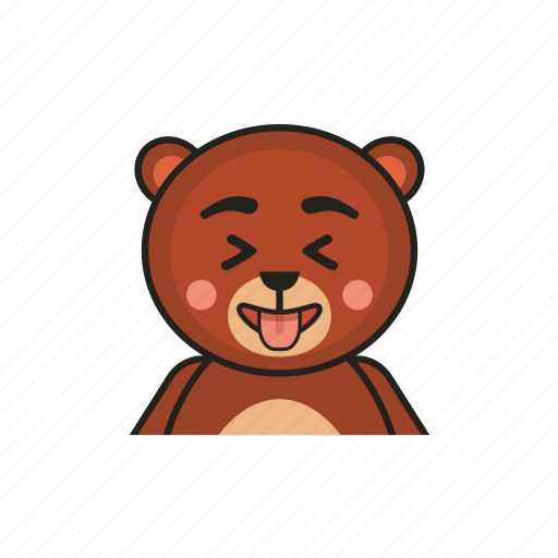 Bear, emotion, avatar, weird icon - Download on Iconfinder