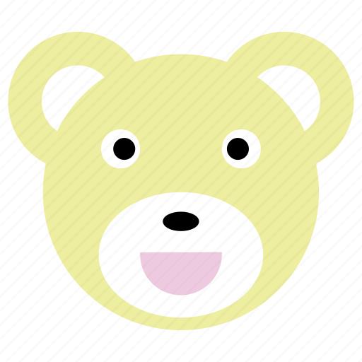 Bear, cute, panda, smile, yellow icon - Download on Iconfinder