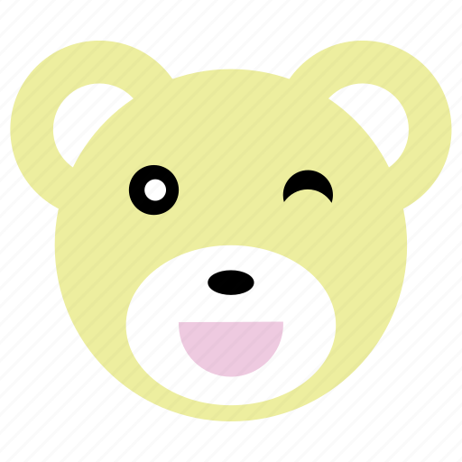 Bear, blink, cute, happy, panda icon - Download on Iconfinder