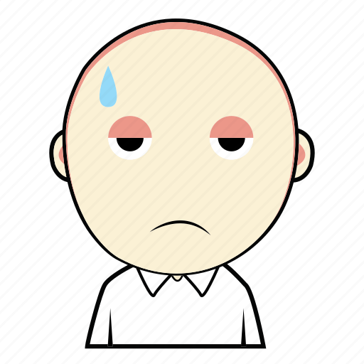 Boy, cute, face, avatar, emoticon, expression, lazy icon - Download on Iconfinder