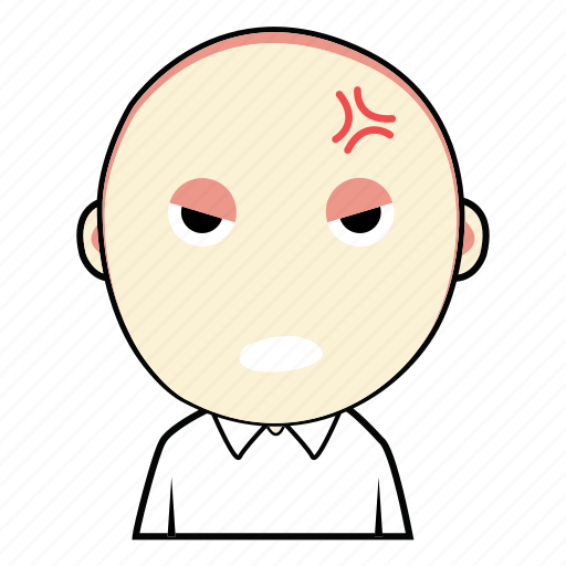 Boy, cute, face, angry, avatar, emoticon, expression icon - Download on Iconfinder