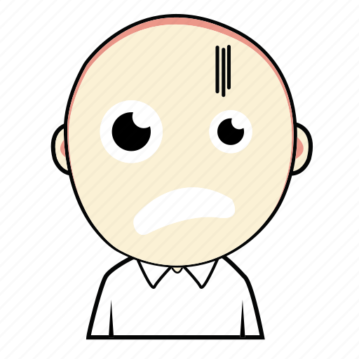 Boy, cute, face, avatar, emoticon, expression, horror icon - Download on Iconfinder