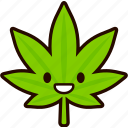 happy, cannabis, marijuana, hemp, leaf, weed, emoji, smiley, face