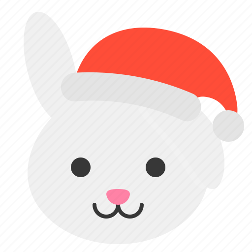 Animal, christmas, hat, rabbit, xmas, zoo icon - Download on Iconfinder