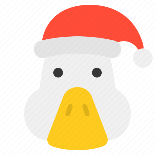 Animal, christmas, goose, hat, xmas, zoo icon - Download on Iconfinder