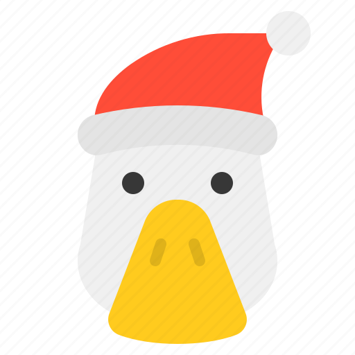 Animal, christmas, duck, hat, xmas, zoo icon - Download on Iconfinder