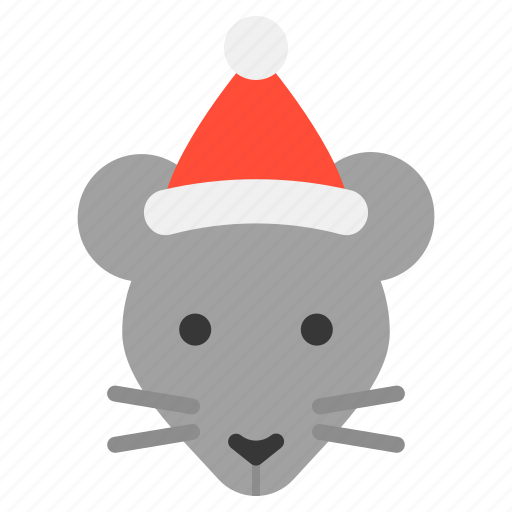 Animal, christmas, hat, rat, xmas, zoo icon - Download on Iconfinder
