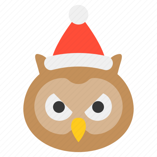 Animal, christmas, hat, owl, xmas, zoo icon - Download on Iconfinder