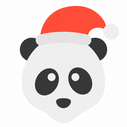 Animal, christmas, hat, panda, party, xmas, zoo icon - Download on ...