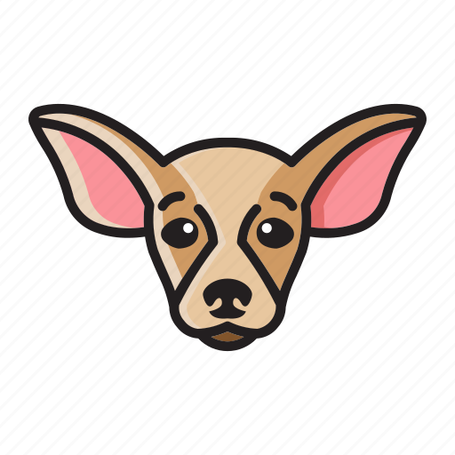 Cartoon, chihuahua, cute, dog, head icon - Download on Iconfinder