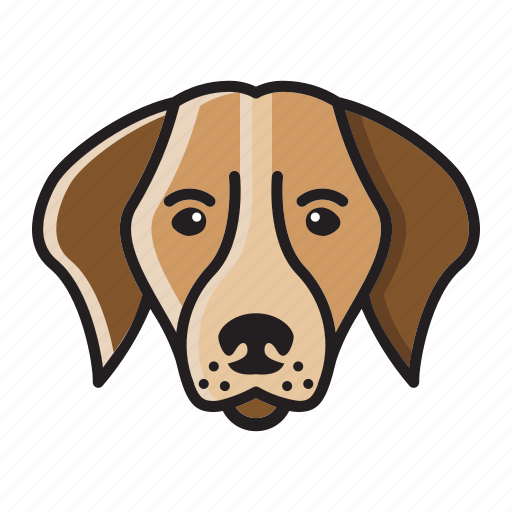 Cartoon, cute, dog, head, labrador, set icon - Download on Iconfinder