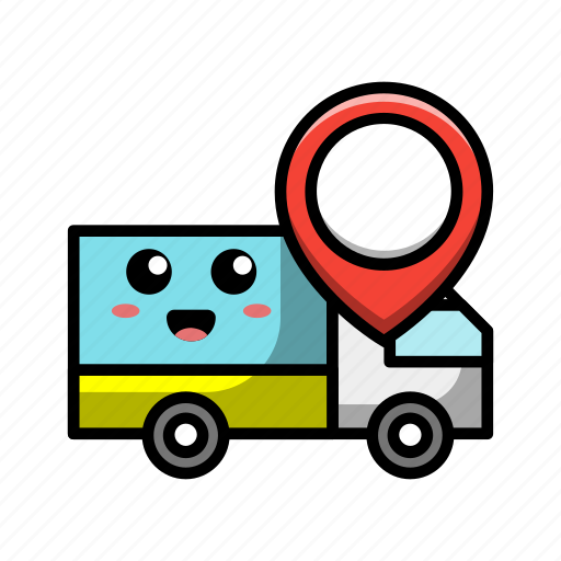 Tracking, truck, delivery, shipping, box, package, transport icon - Download on Iconfinder