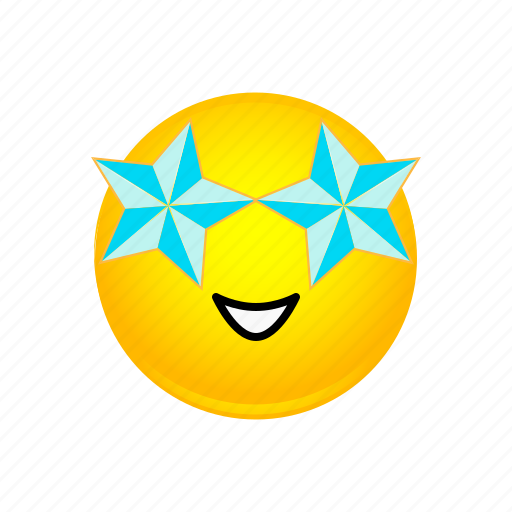 Emoji, smiley, star, stucked icon - Download on Iconfinder