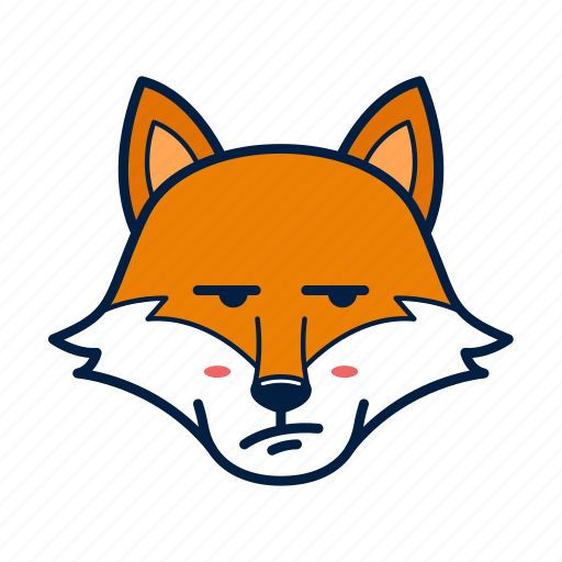 Animal, cute, emoji, fox, whew, wild icon - Download on Iconfinder