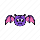 bat, colored, animals, scary, terror, spooky