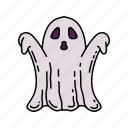 ghost, colored, party, halloween, horror, costume, scary, terror, spooky