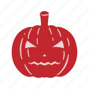 pumpkin, dual, halloween, face, horror, scary, spooky, holiday, halloween party