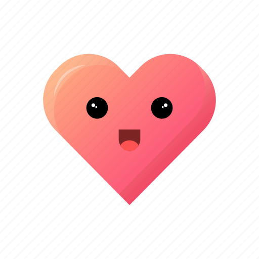 Cute heart, heart, love, heart emoji, heart emoticons, feelings icon - Download on Iconfinder