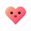 cute heart, heart, love, heart emoji, heart emoticons, feelings 